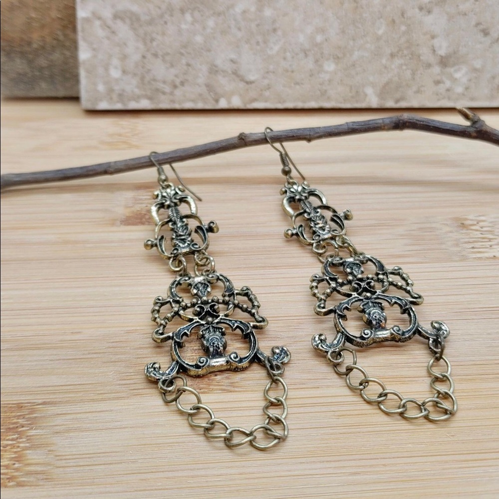 Earrings Handmade Repurposed Vintage Creation